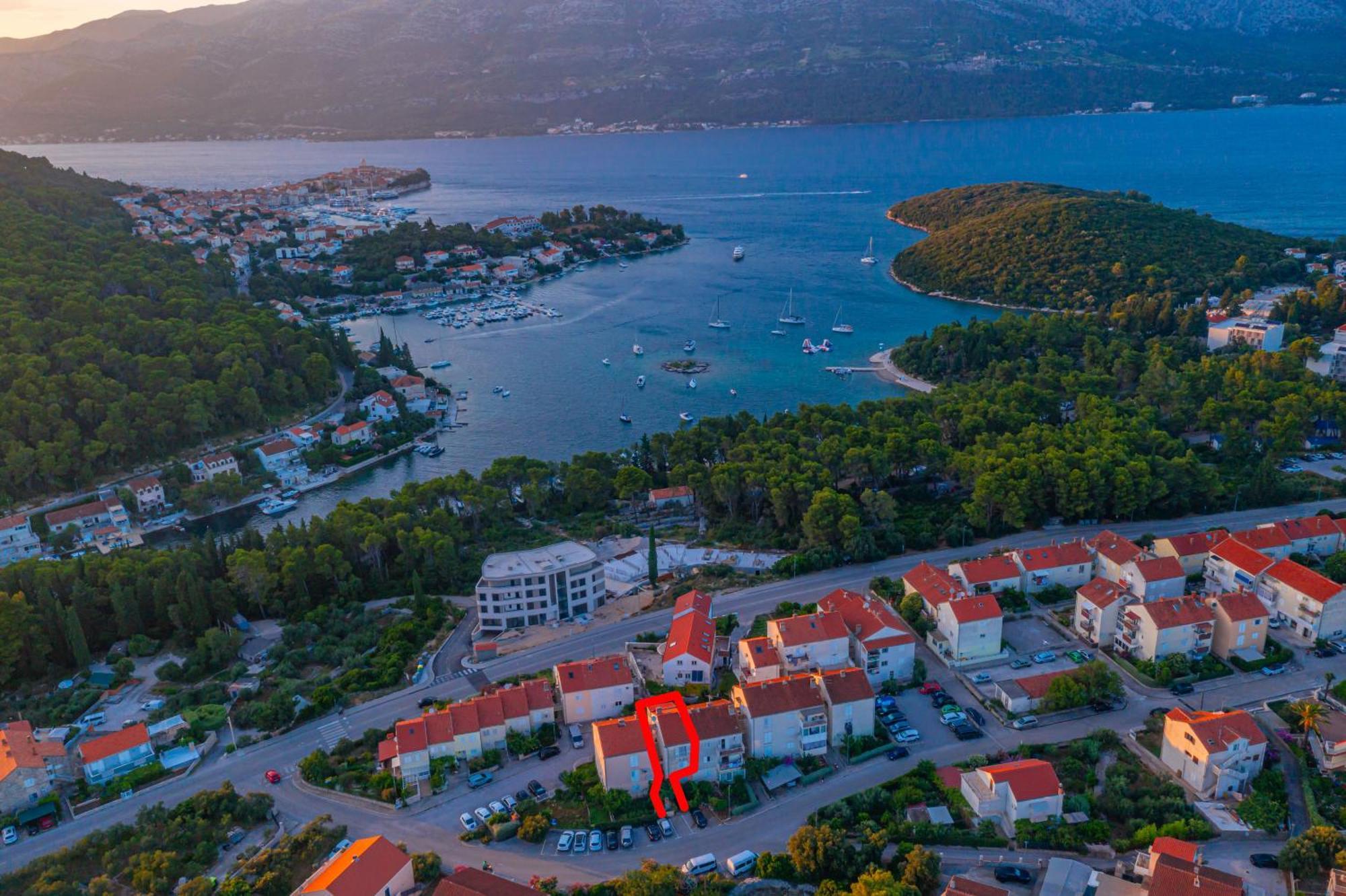 Appartamento Loft Panorama Korčula Esterno foto